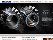 Tablet Screenshot of heico.com